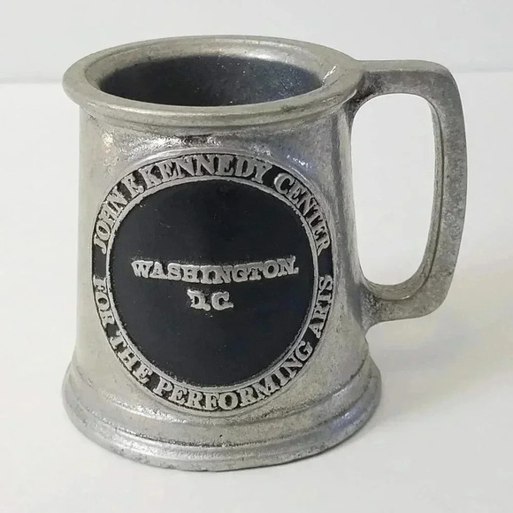 Pewter Mini Mug Washington DC JFK Center - Picture 1 of 4
